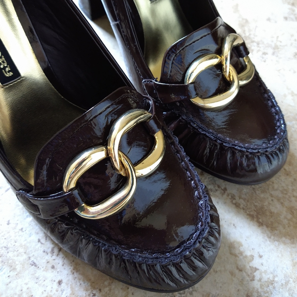 CHINESE LAUNDRY degree dark academia heels 8 - Picture 3 of 7